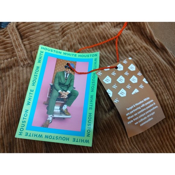 Houston White Adult Corduroy Chino Pants - Brown 34x32 - Picture 7 of 8